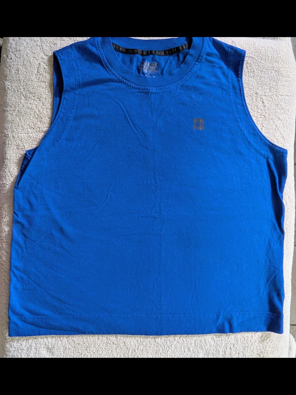$15 Duluth/Alaskan Hardgear Women's Size M - Blue Crop Muscle Tank Top EUC
